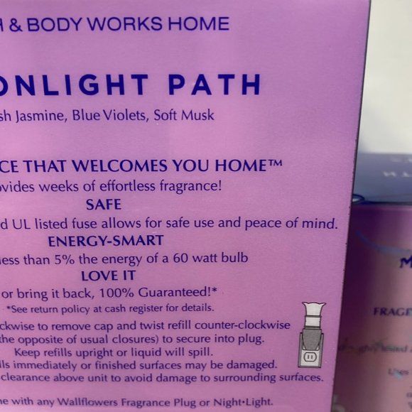 DAMAGED Bath & Body Works Wallflowers Moonlight Path 8-2 Packs DISCONTINUED - Picture 10 of 16